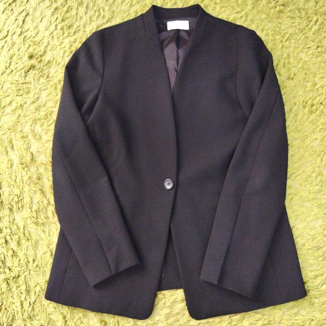 PLST プラステ ウォームリザーブカラーレスジャケット・パンツ2点セット