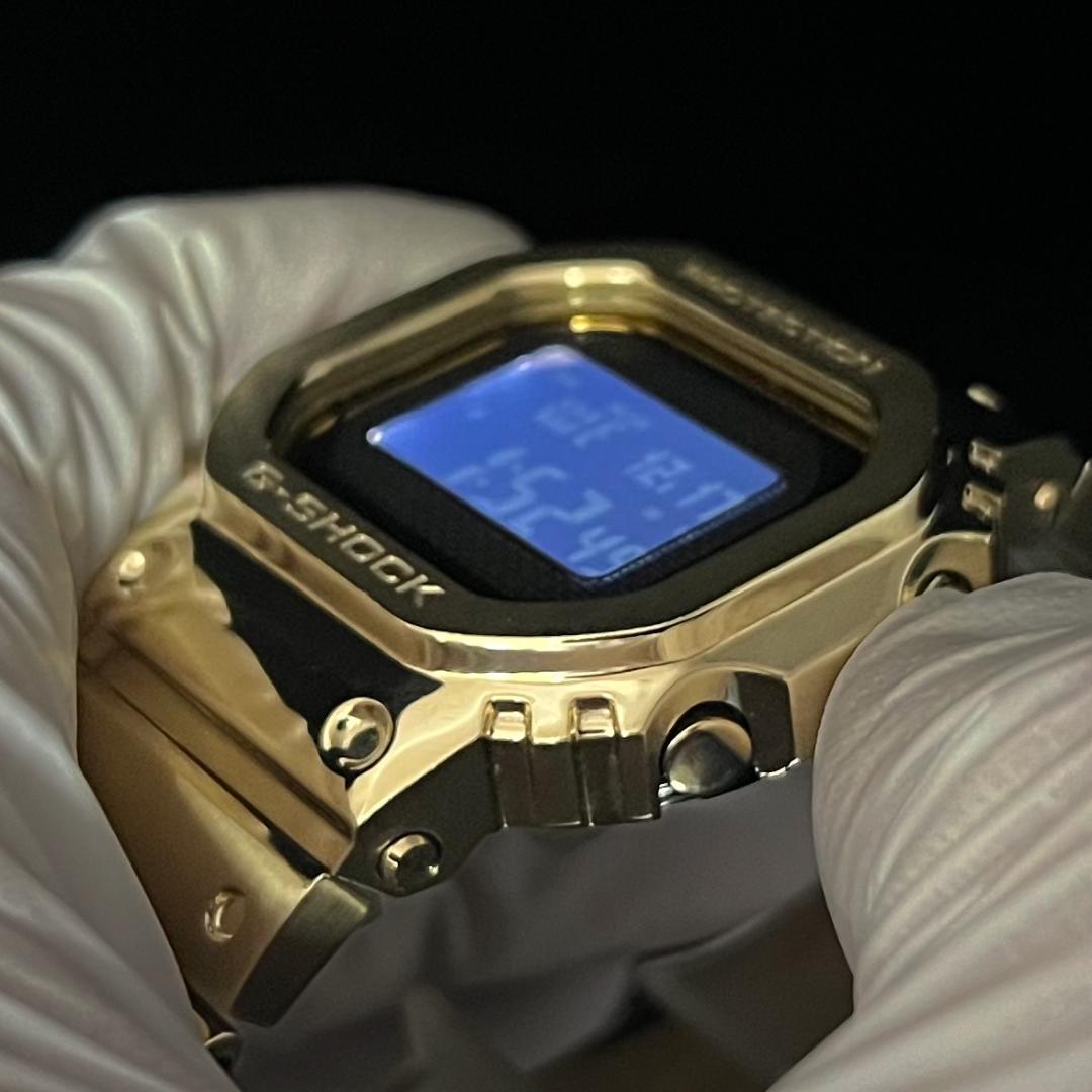 ★稼動品 CASIO Gショック フルメタル ゴールド GMW-B5000★