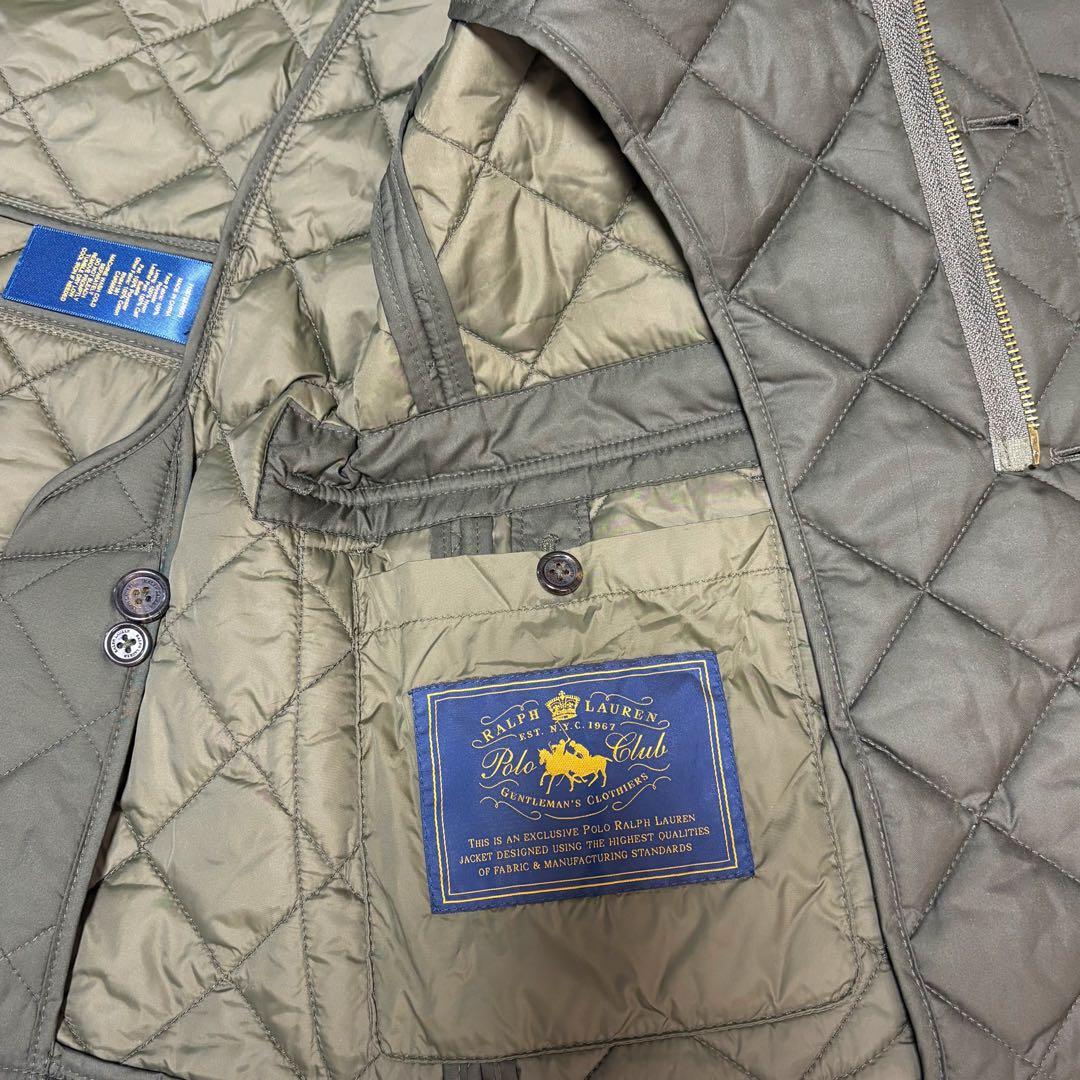 ポロ　ラルフローレン　キルティング　ジャケット　中綿　襟　コーデュロイ　M