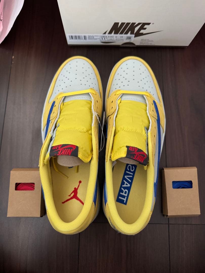 Travis Scott canary Air Jordan1 Low 新品
