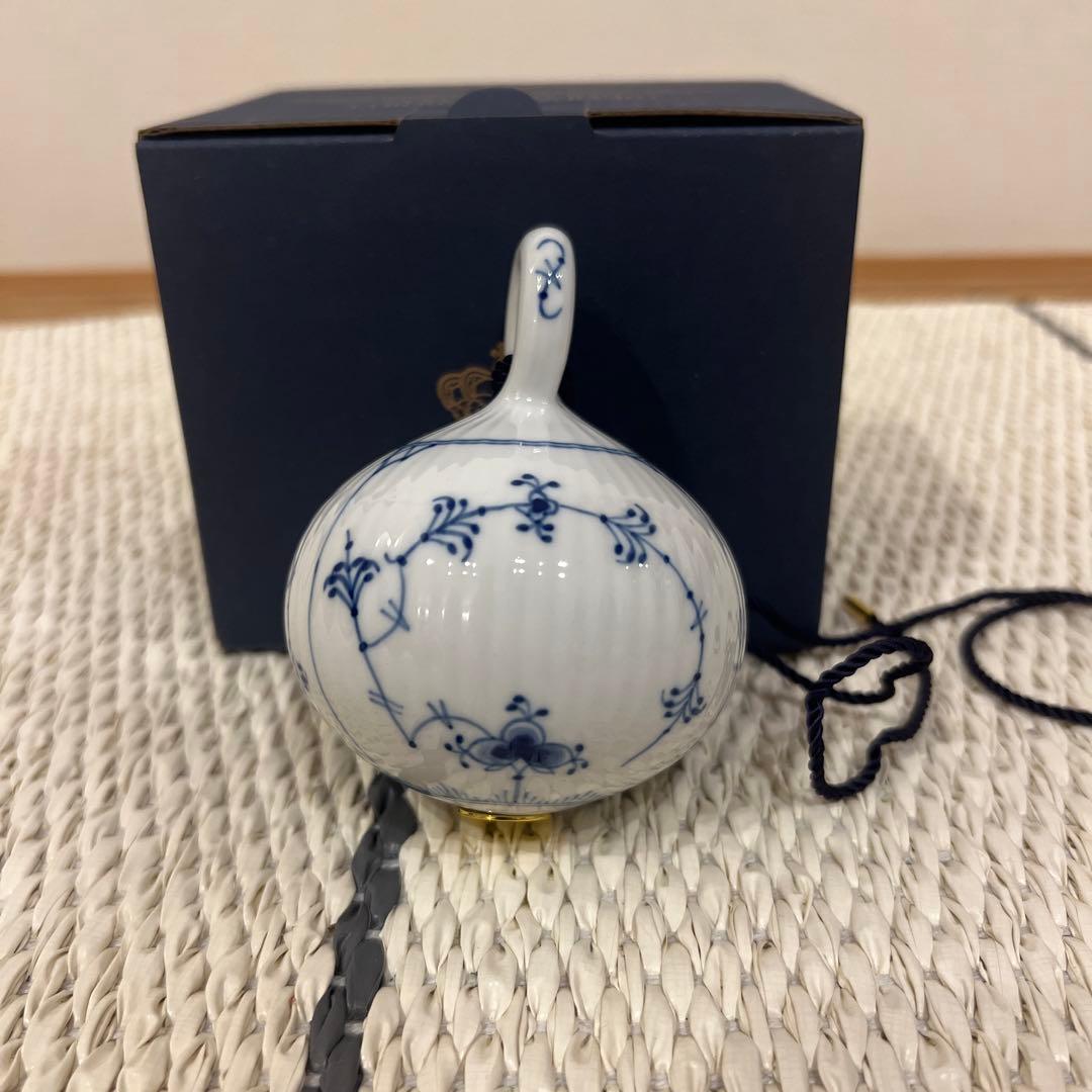 ロイヤルコペンハーゲン　ブルーフルーテッド プレイン オーナメント２個