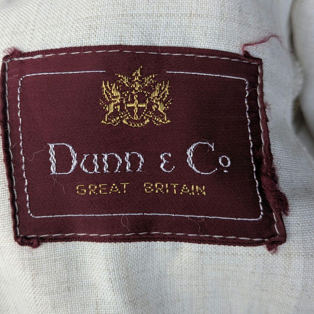 60s　英国製　Dunn&Co　亜麻　リネンジャケット　マルチポケット　生成り