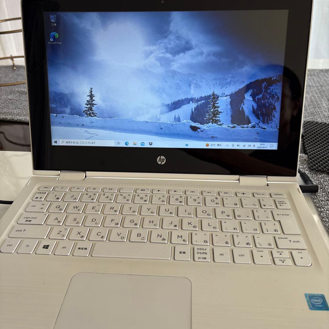 タッチパネル対応HPノートパソコンSSD128GBメモリ8GB （タッチペン付き