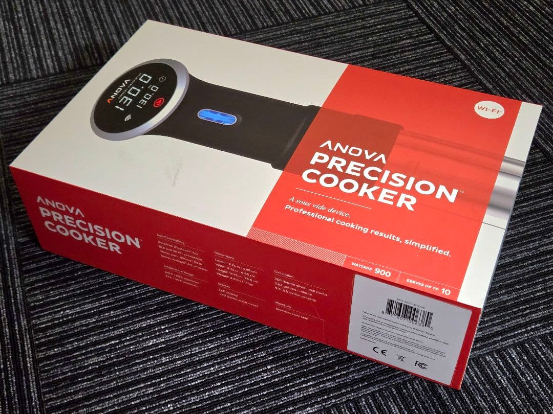 【美品】アノーバ Anova 低温調理器 900W Wi-Fi