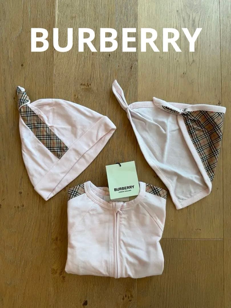 BURBERRY新品ベビー3点セット6M