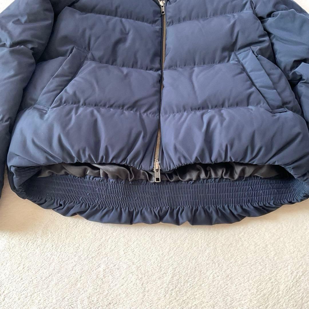 【美品】Theory セオリー ショートダウンジャケット 現行タグ ネイビー S