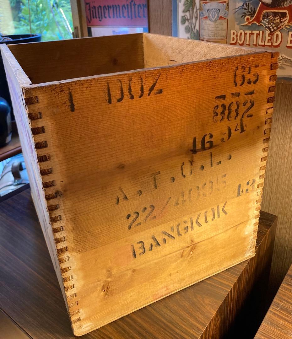 ジョニーウォーカー ウイスキー ヴィンテージ 木箱 英国 イギリス 昭和 レトロ