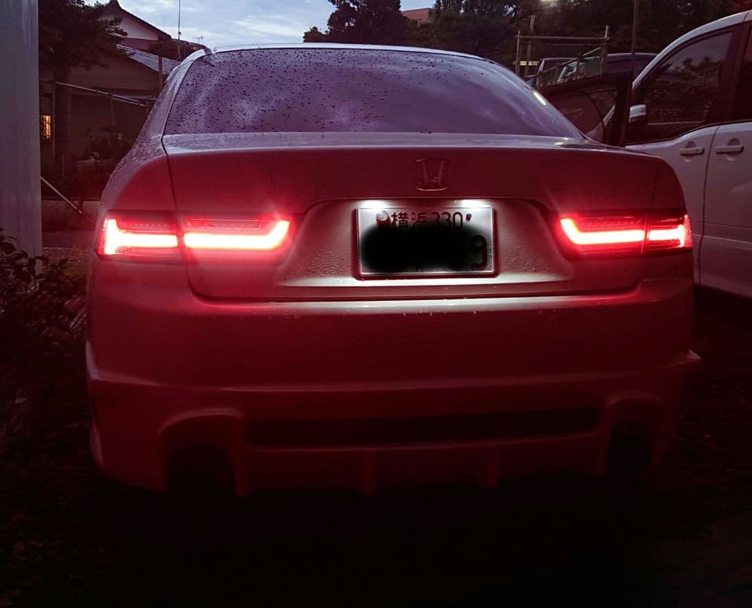 ゆ*の様 アキュラ TSXアコード CL7 LED テールランプ ブラックハウジ