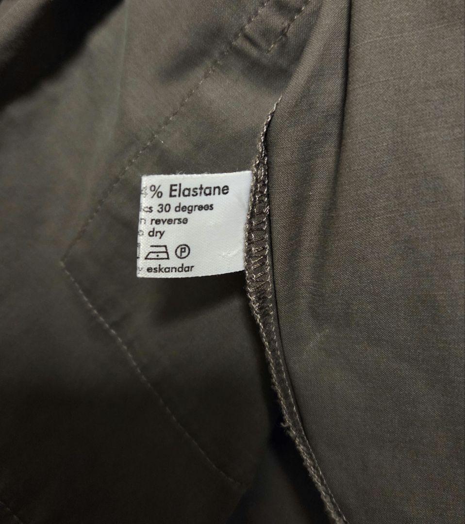 s*o様 ダークブラウン オープンカラー 長袖シャツ