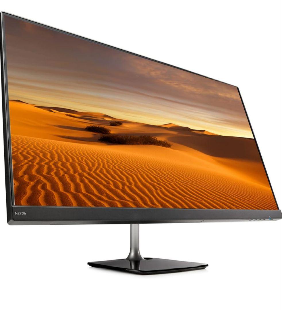 HP 27型ワイド液晶モニター/ディスプレイN270h/フルHD