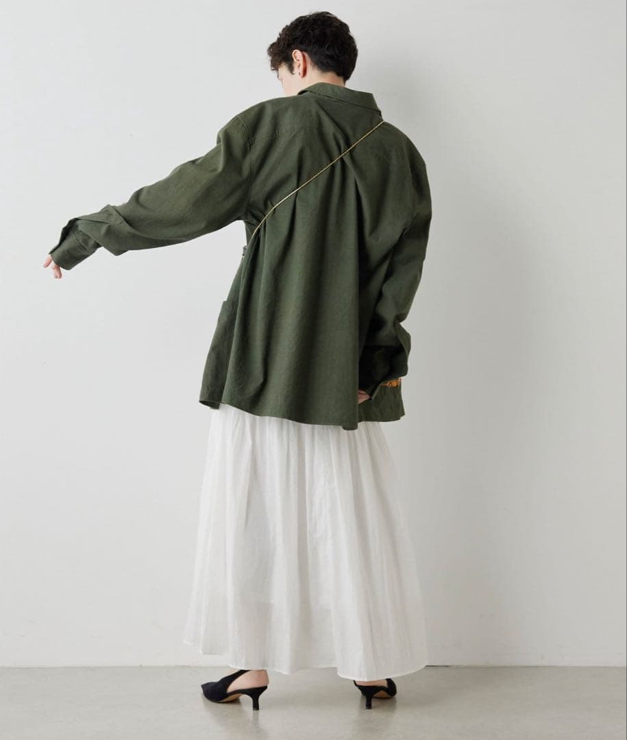 今期❣️美品❣️ Whim Gazette ＊ヴィンテージタフタスカート＊