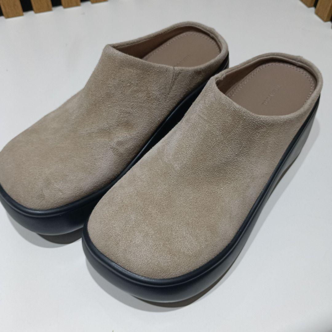 靴 TODAYFULL volume sole sabot 37