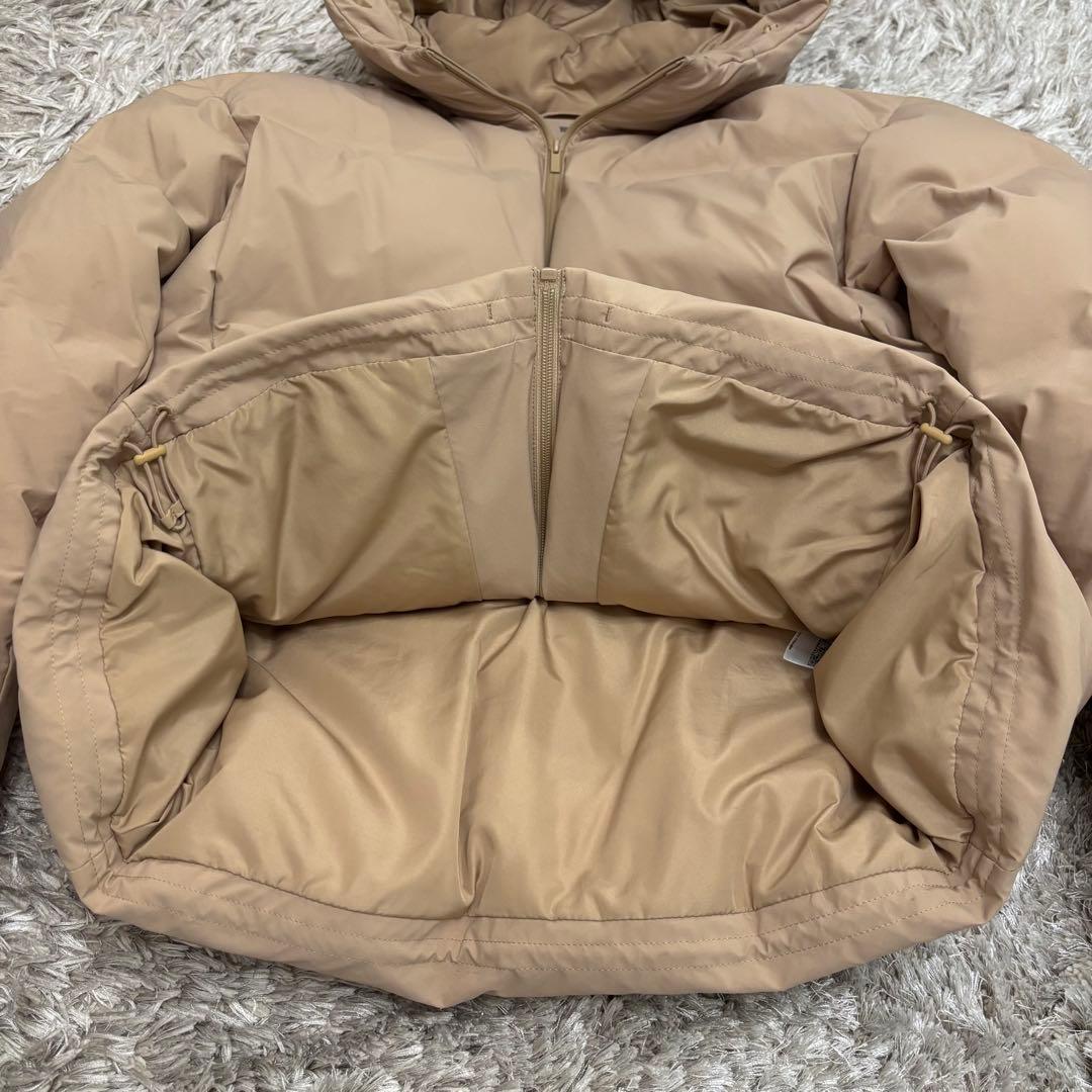 UNIQLOユニクロ シームレスダウンパーカー ベージュ XL レディース