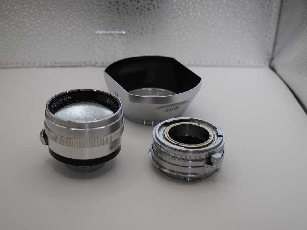 訳アリプロミナントNOKTON f1.5 50mmライカMマウントアダプター付き