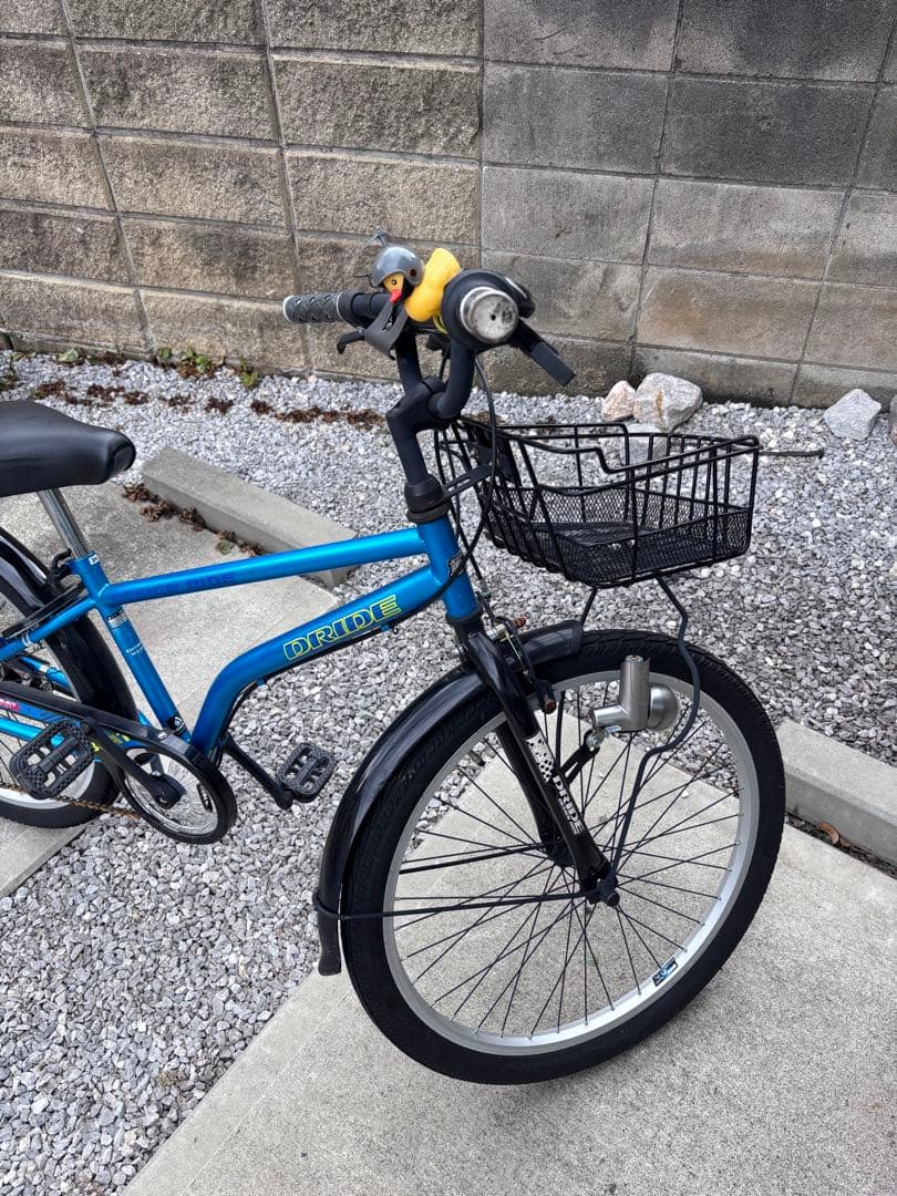 DRIDE 青色 24インチ 子供用自転車