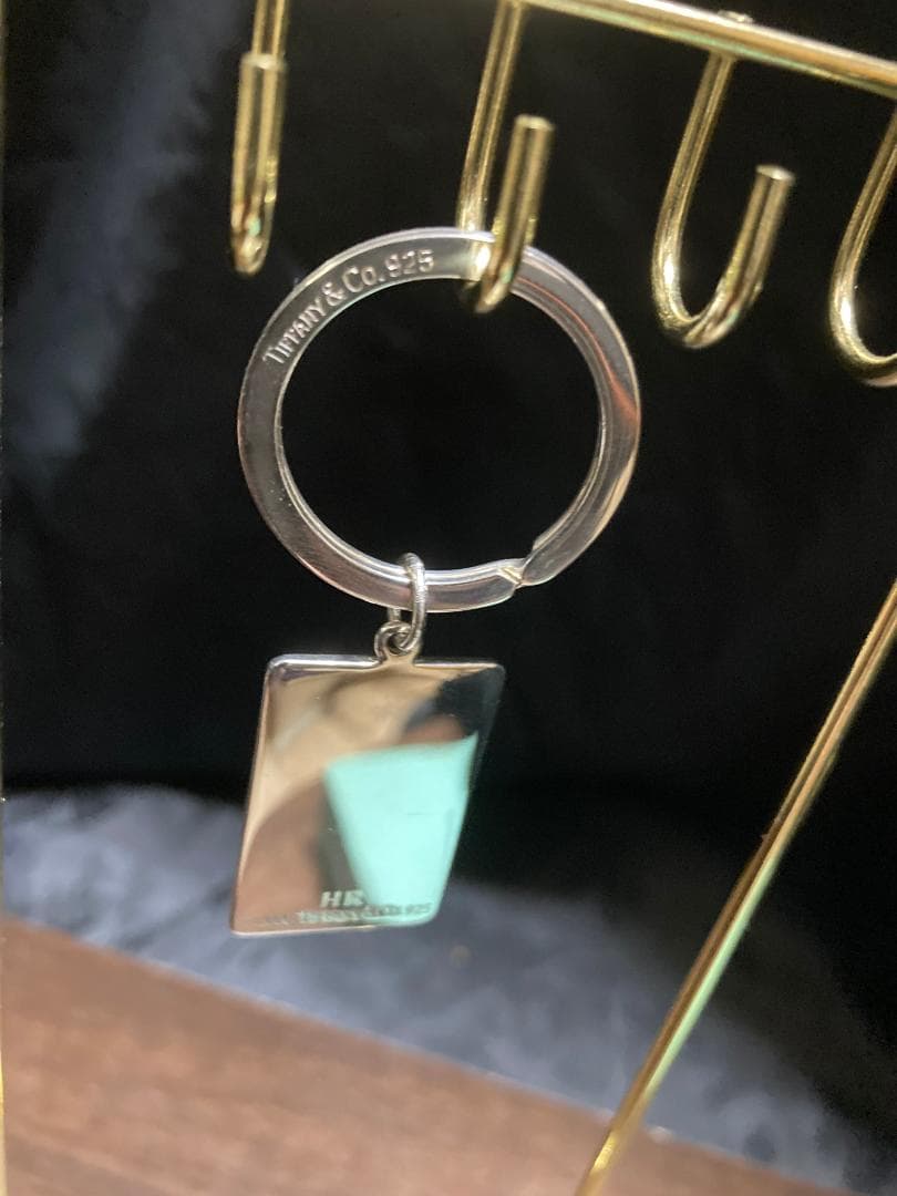 美品 ティファニー ウェルカム キーリング キーホルダー シルバー925