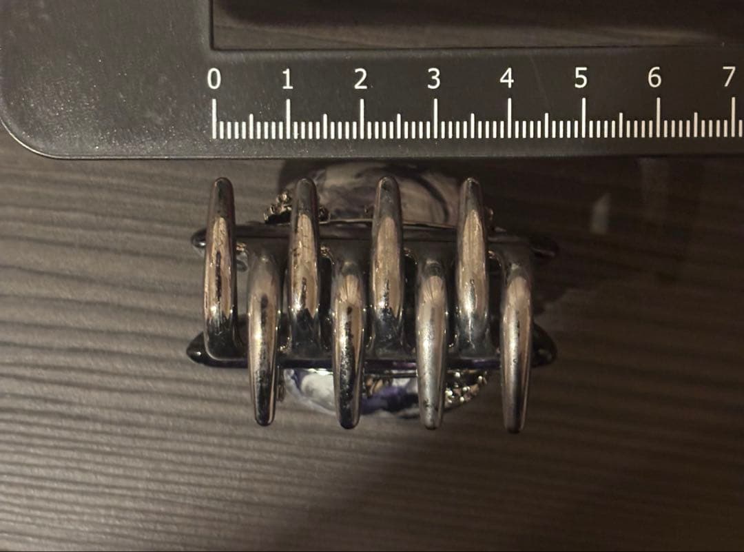 【超美品】acca ヘアクリップ中サイズ バネ伸び無し ハーフアップにおすすめ