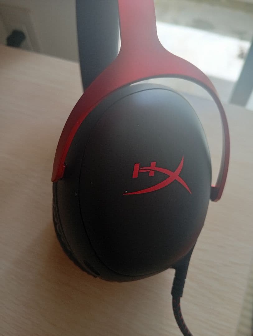 HyperX Cloud III 有線 レッド ヘッドホン