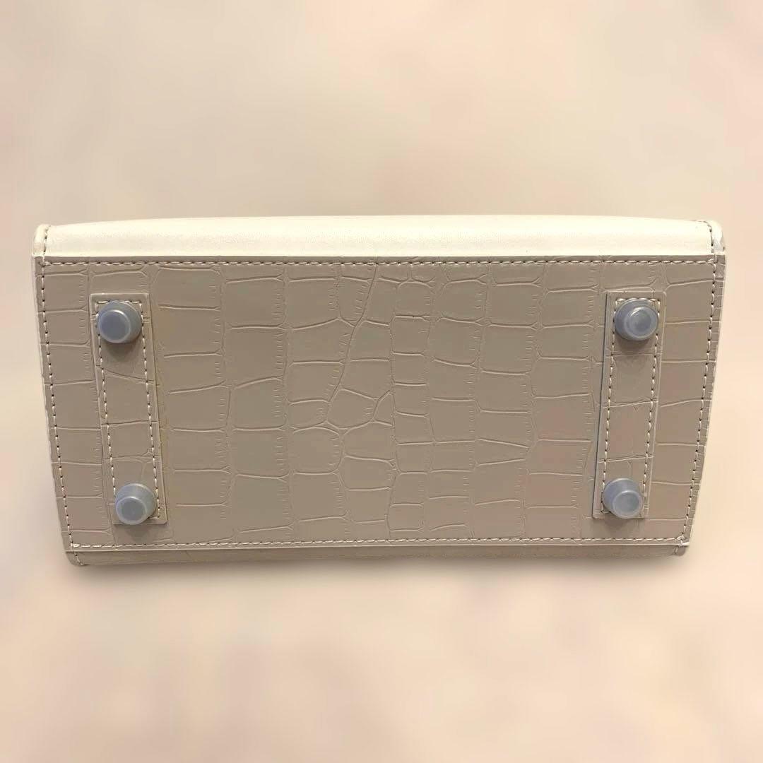 窓付きバッグ ホワイト20