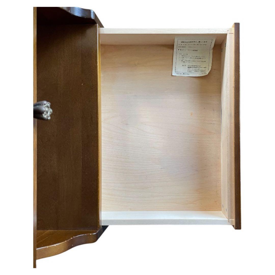 Karimokuカリモク コロニアル 花台 収納棚 レトロモダン家具