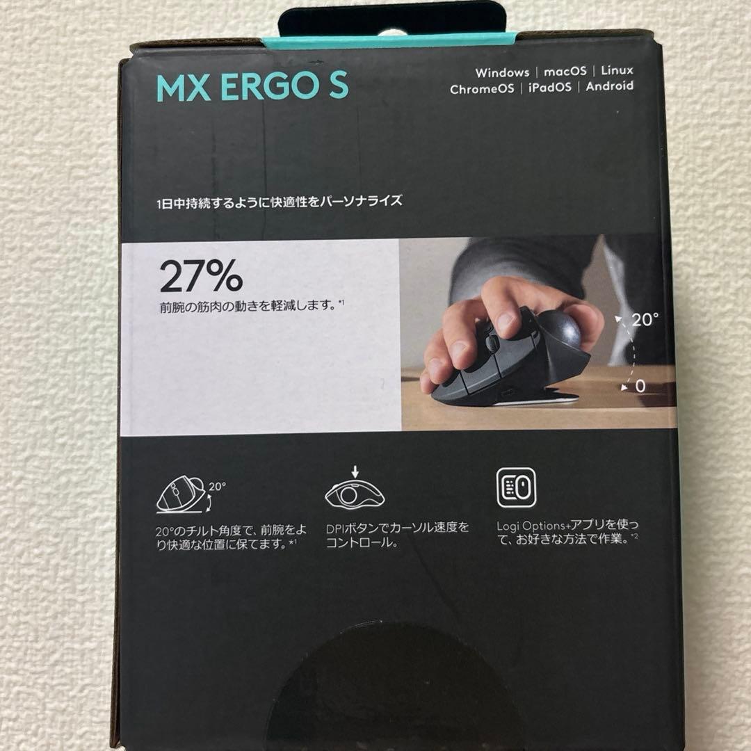 【新品未使用】ワイヤレス トラックボール マウス MXTB2 MX ERGO S