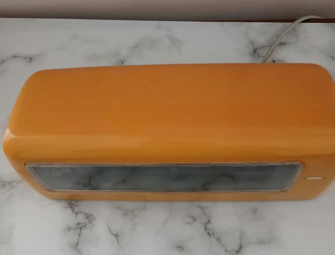 COPAL パタパタ時計 707 昭和レトロ レモンイエロー 50Hz 曜日付