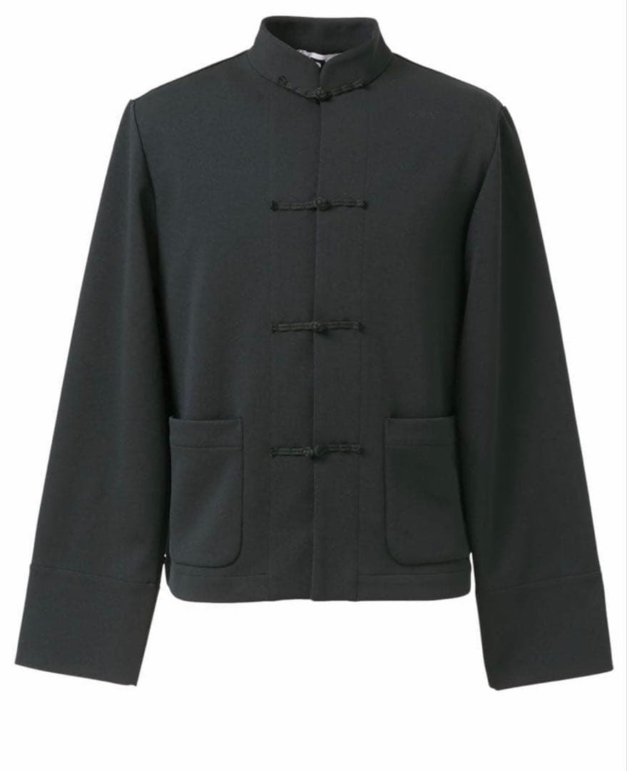 CDGコムデギャルソン ポリエステルジャージーチャイナジャケット