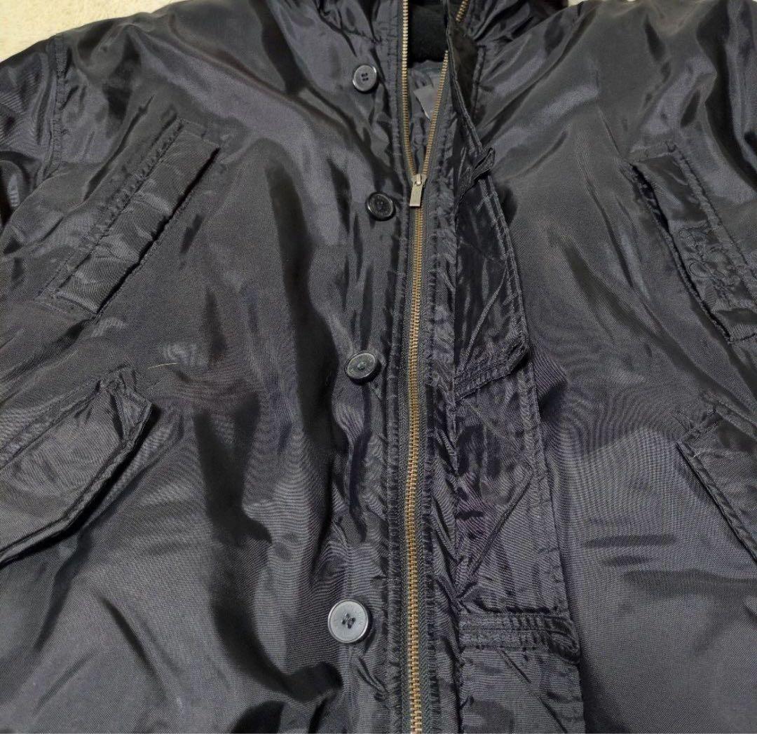 SEAN JOHN リアルファー N-2B フライトジャケット ダウン80%入