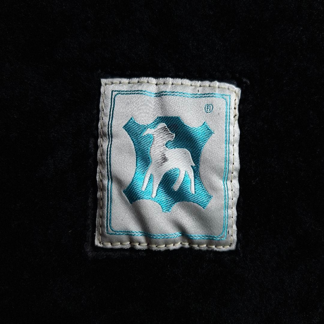 【美品】PEPKO ムートンジャケット レザージャケット 羊革 黒 M