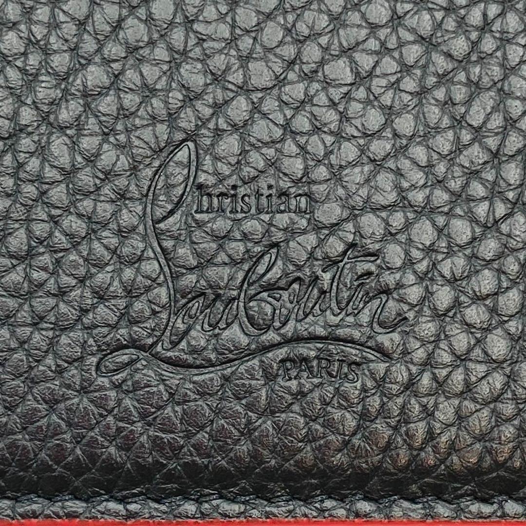 x.o.x.o.✨ルブタン パネトーネ マネークリップ 財布 黒 スタッズ