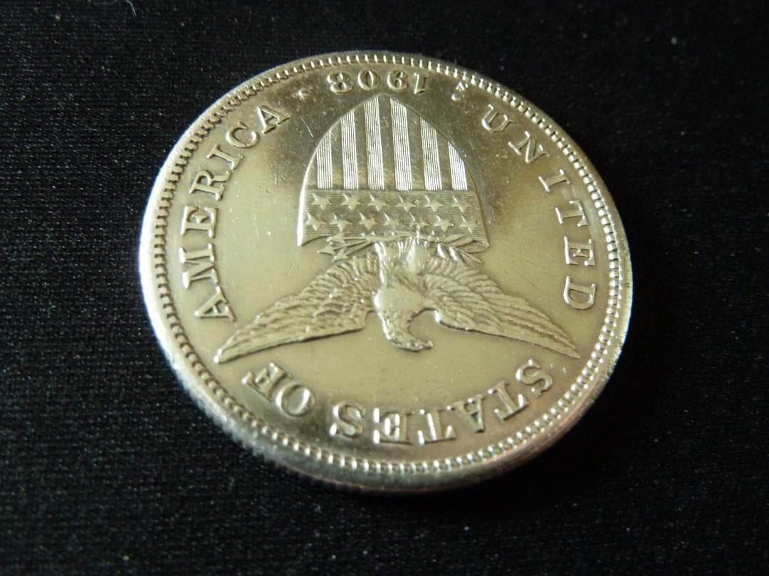 1908年 フィリピン 1ペソ 銀貨 古銭 希少