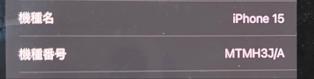 Apple iPhone 15 スペースブラック 本体　SIMフリー
