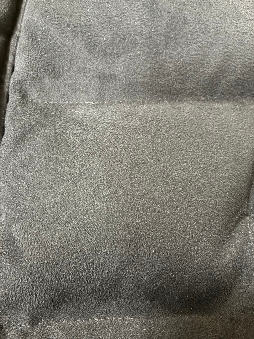   フード付きダウンベストXLブラック美品ダブルジッパー