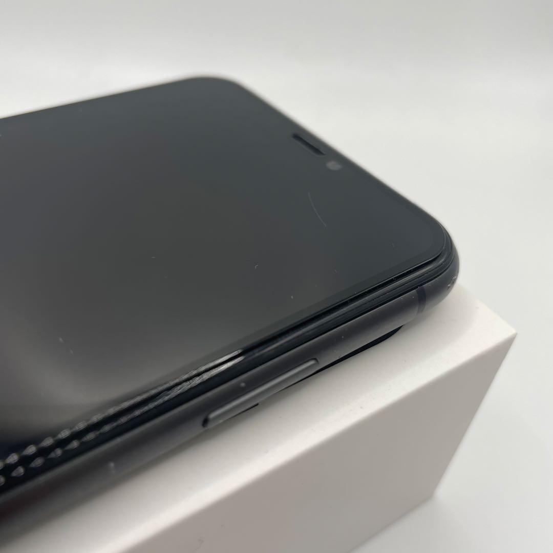 iPhone 11 128GB ブラック ケース付き バッテリー最大容量100%