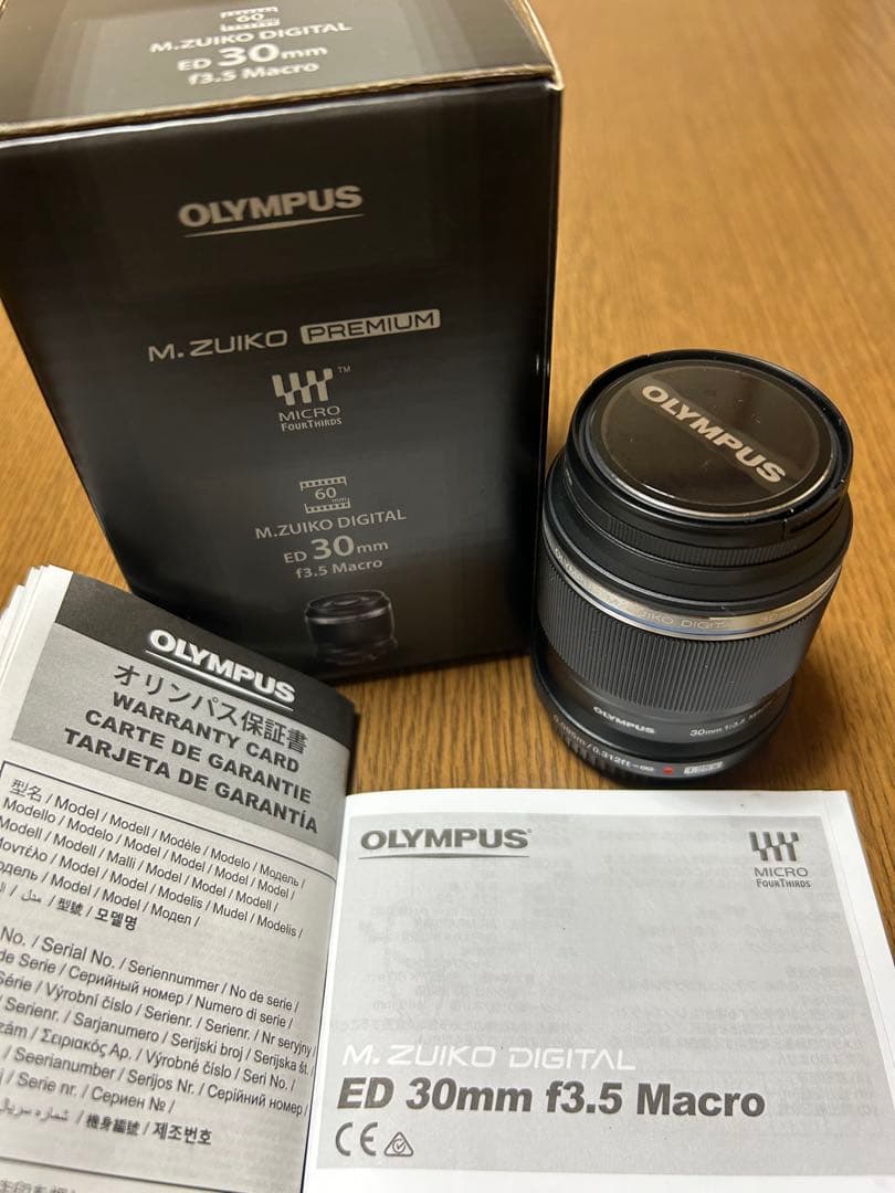 OLYMPUS ED 30mm f3.5 Macro レンズ【超美品】