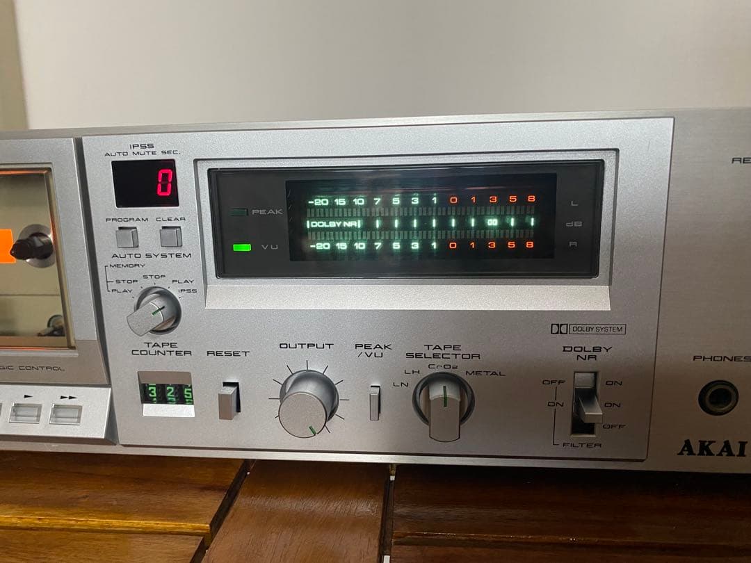 アカイ　カセットデッキ　 GX-F35