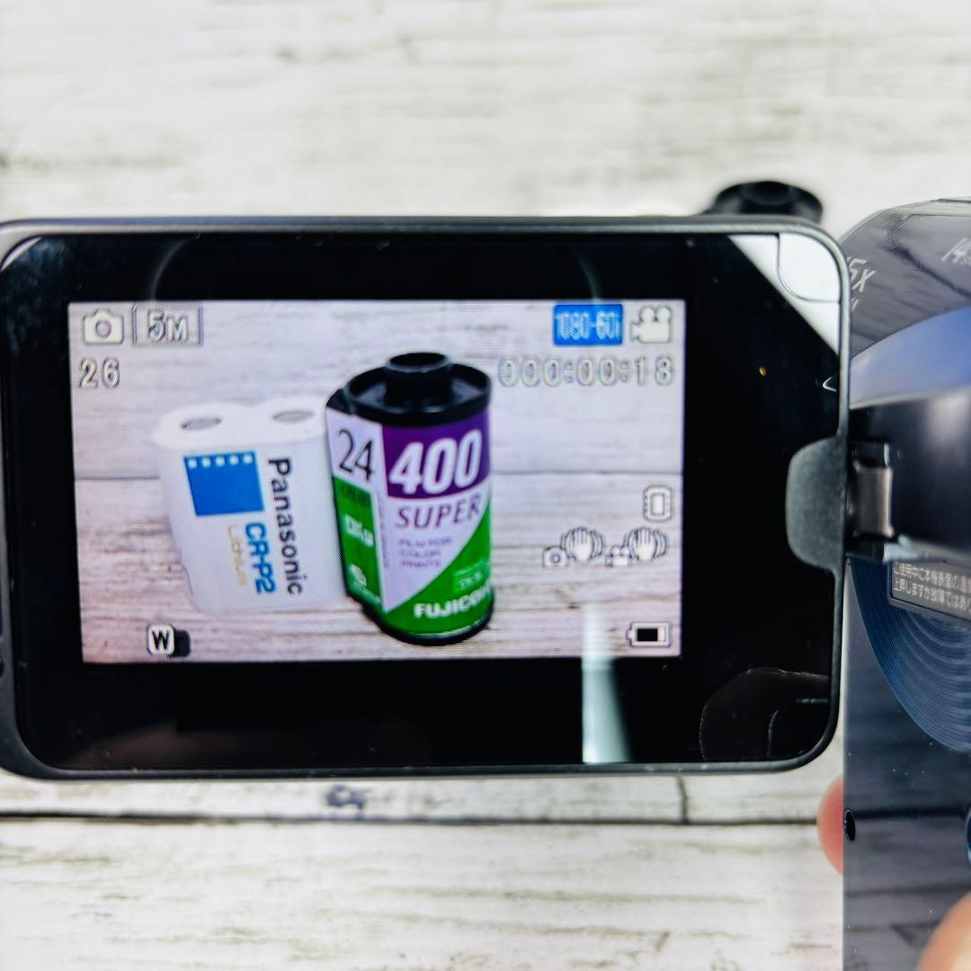 【動作良好】Panasonic デジタルムービーカメラHX-WA2 ブルー