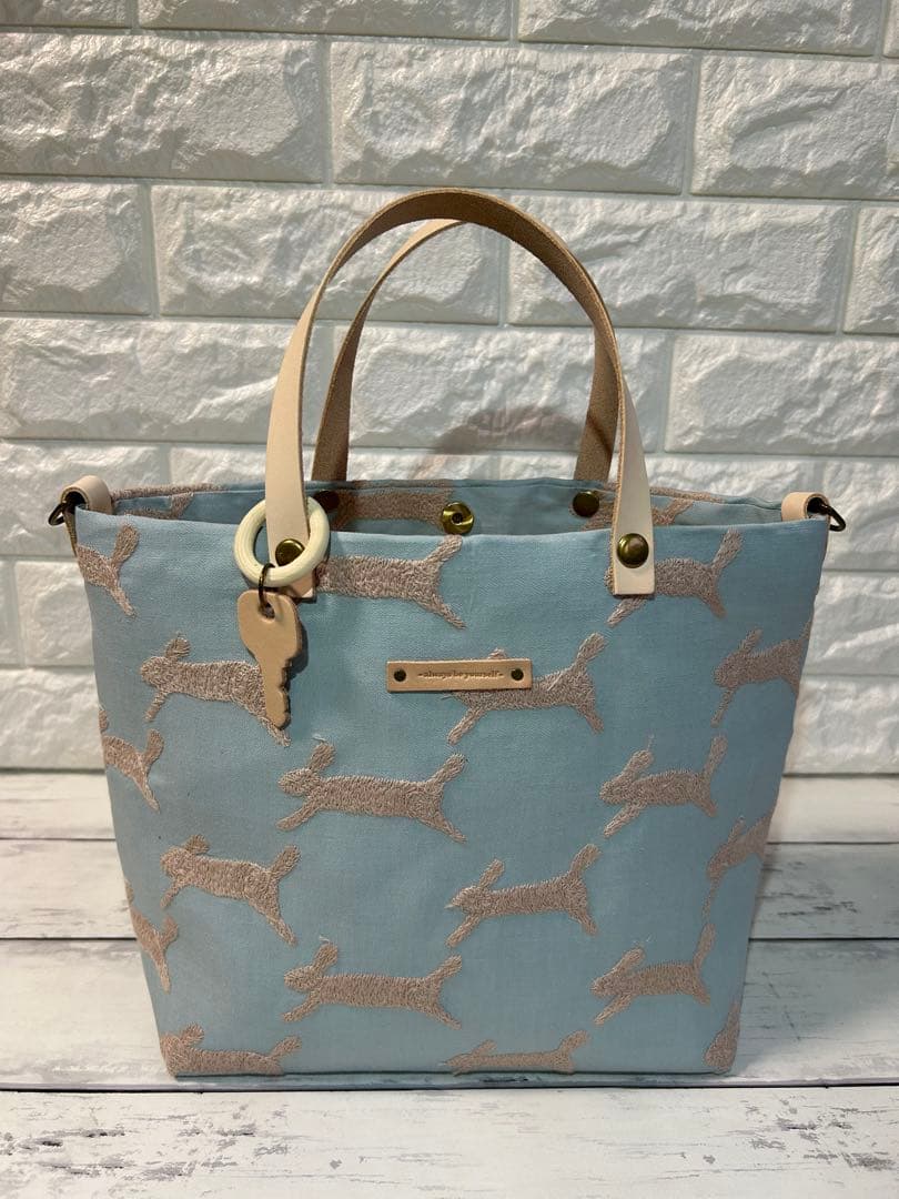 【1005】ミナペルホネンrun run runトートバッグ　ラスト1