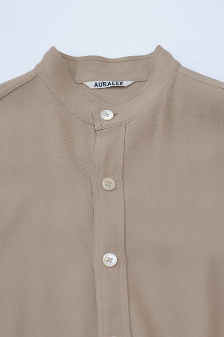 AURALEE HARD TWIST W BARATHEA SHIRTS　1