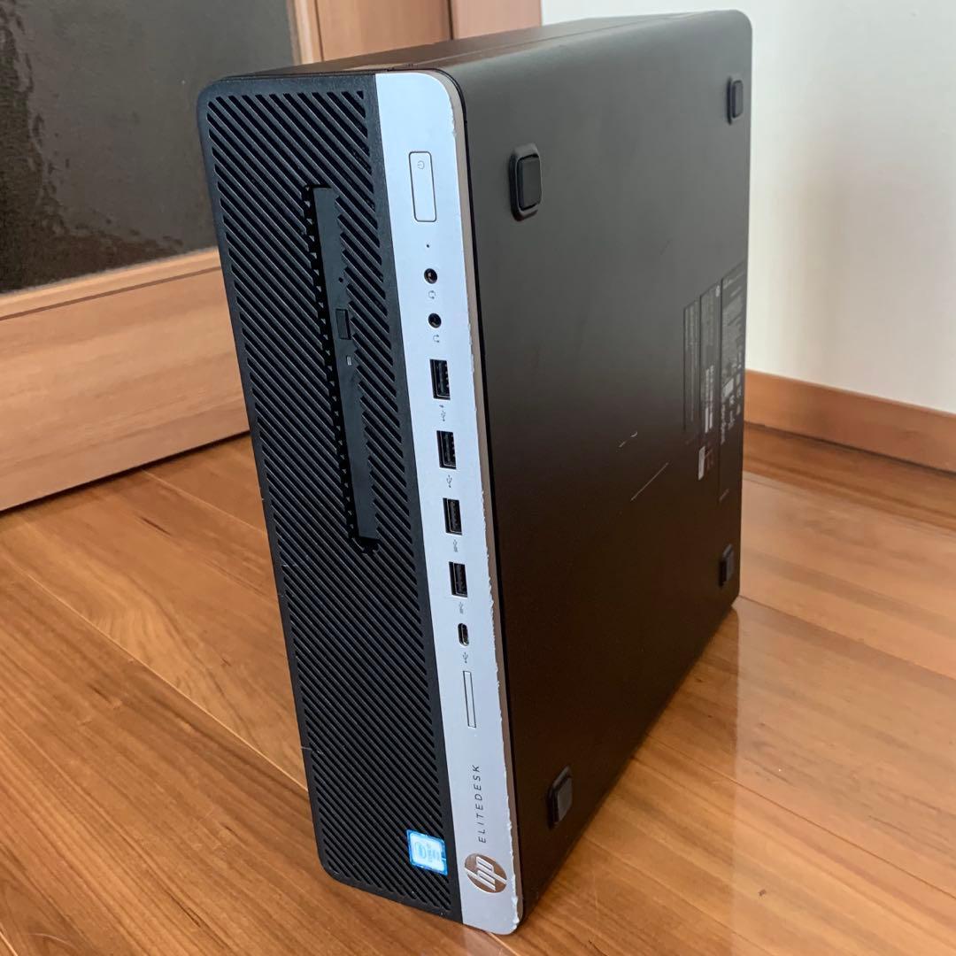 ミニPC HP EliteDesk 800 G3 SFF 8GB 500GB i7