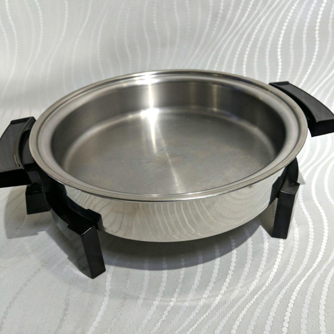 電気フライパン 電気鍋 リキッドコア　蓋無し