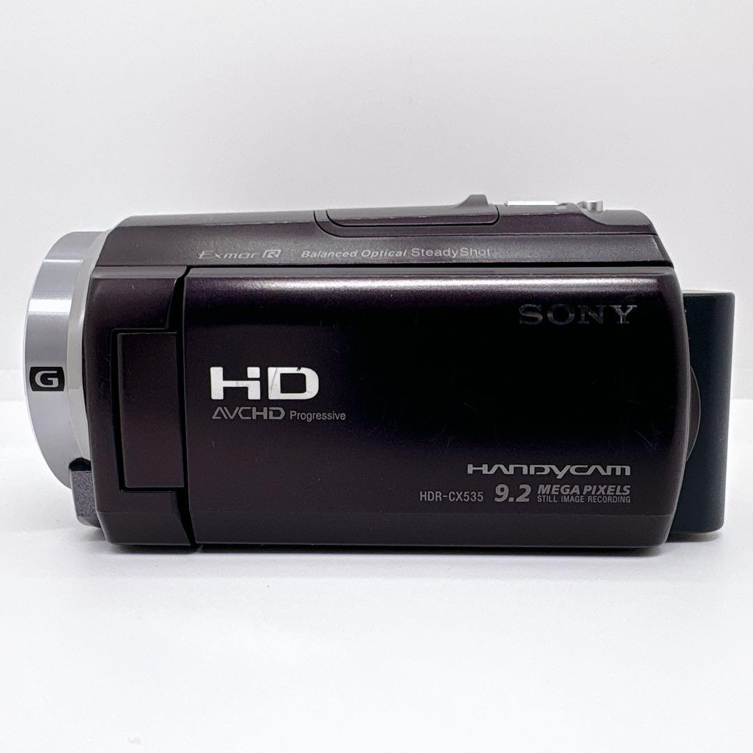 SONY HDR-CX535 ビデオカメラ ボルドーブラウン ハンディカム