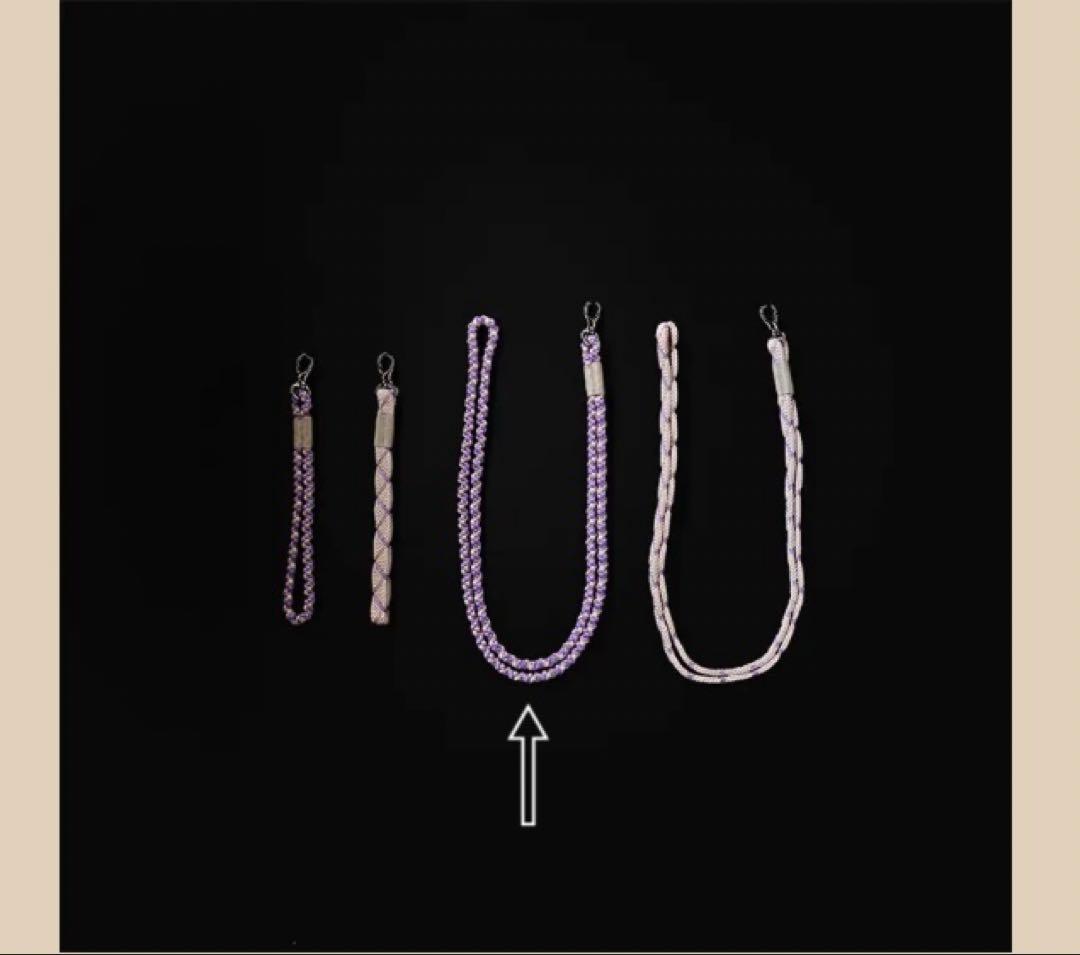 新品未使用 かしゆか商店 伊賀組紐 ストラップ ロング箱ショッパー付中川政七商店