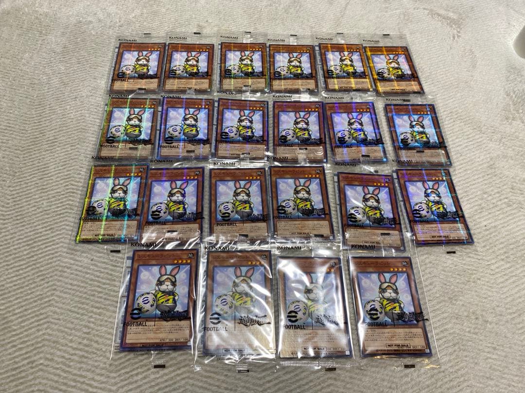 遊戯王eFootballコラボ　ネイマール トークン　レスキューラビット22枚!