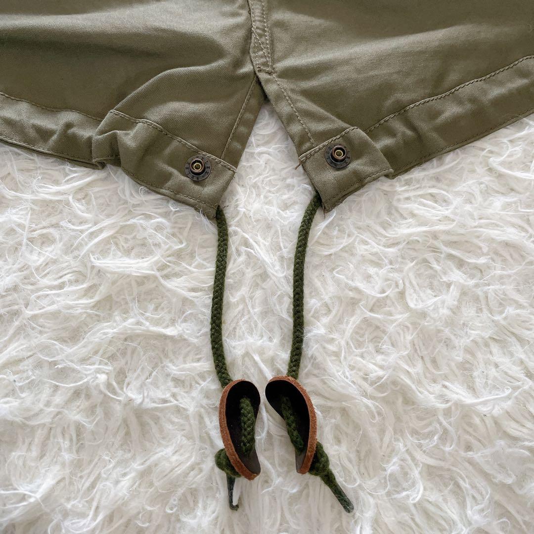 【フレッドペリー】英国柄 モッズコート ボアライナー ユニオンジャック カーキM