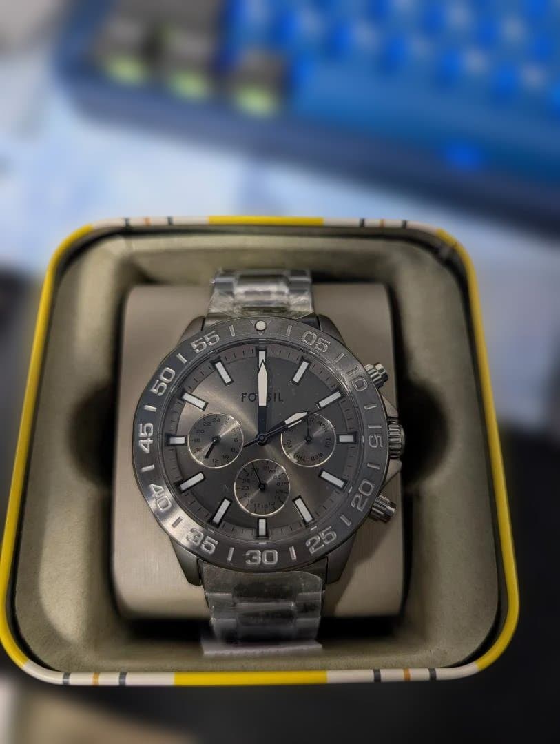 [フォッシル] 腕時計 BANNON BQ2491 メンズ スモーク