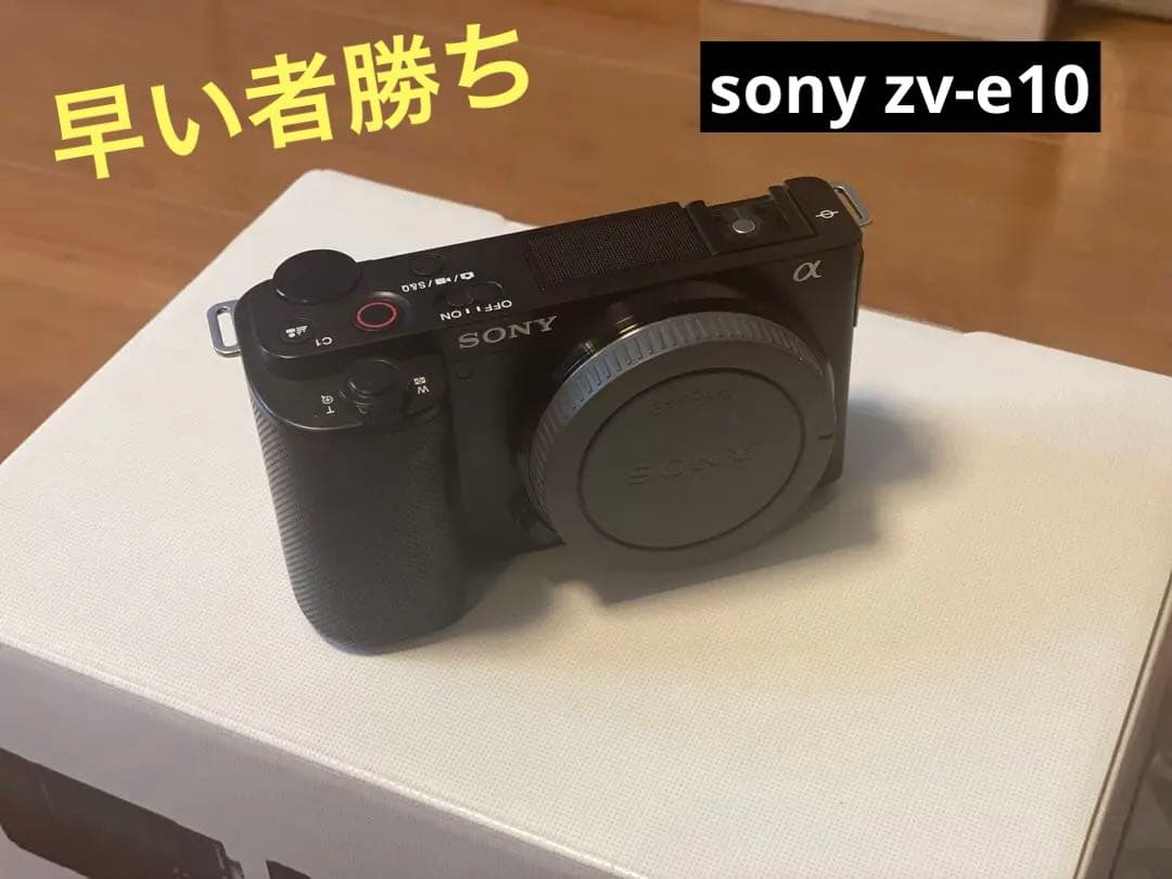 シャッター数158回　SONY ZV-E10 4K ミラーレス