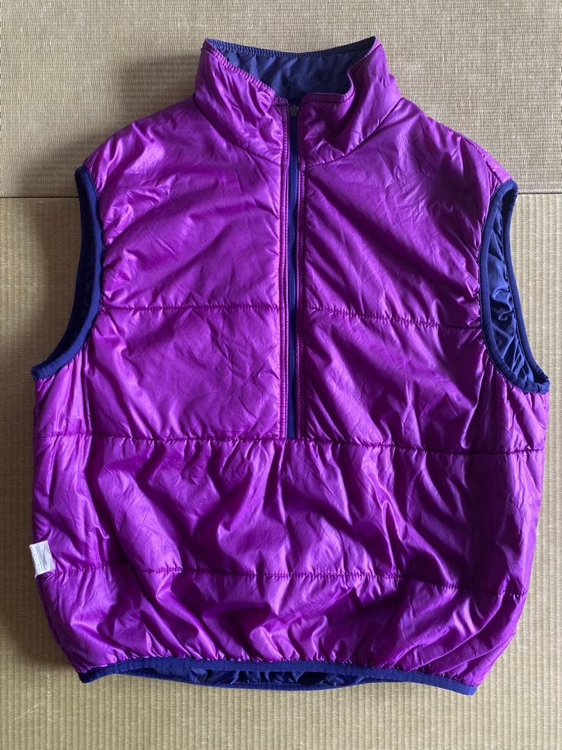 ヨシヒサ　patagonia　95年　パフボール・ベスト　ブライトパープル