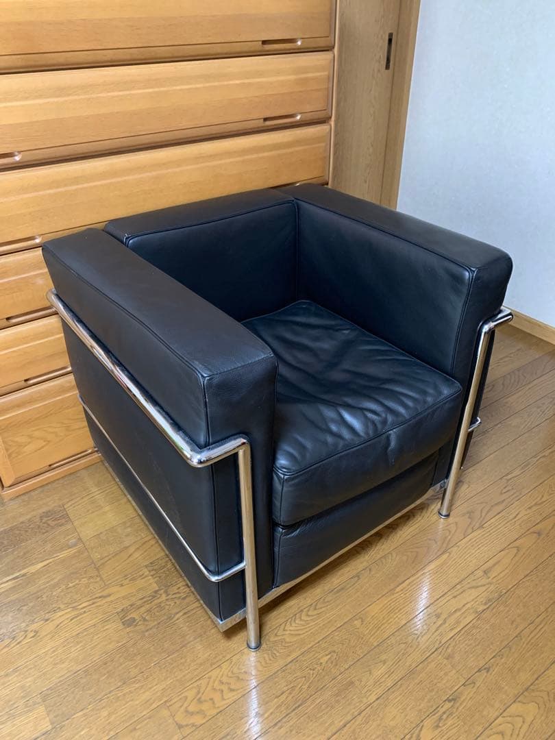 【極美品】リプロダクト　コルビジェ LC2 シングルソファ