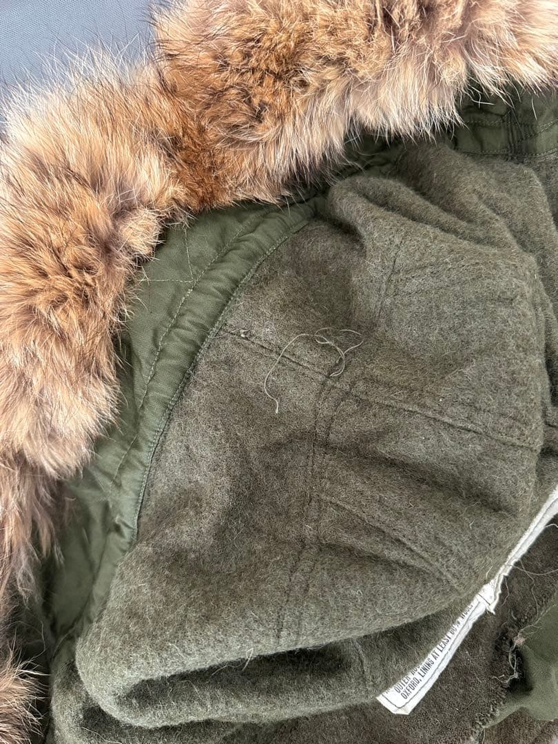 M-51 モッズコート用フード　※ワイヤー折れ